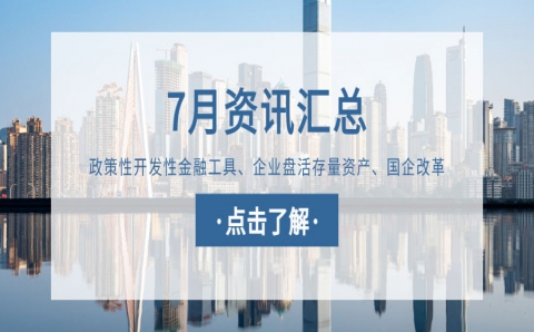 城望资讯7月刊丨更好发挥政策性开发性金融工具撬动作用