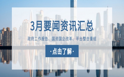 城望资讯月刊丨政府工作报告国资国企改革发展要点速览