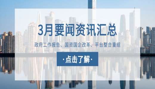 城望资讯月刊丨政府工作报告国资国企改革发展要点速览