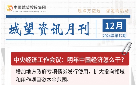 城望资讯12月刊丨明年中国经济怎么干？