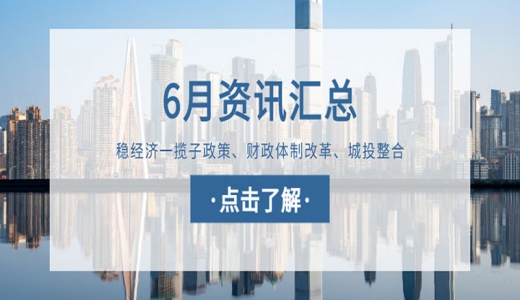 城望资讯6月刊丨部署加快稳经济一揽子政策措施落地生效