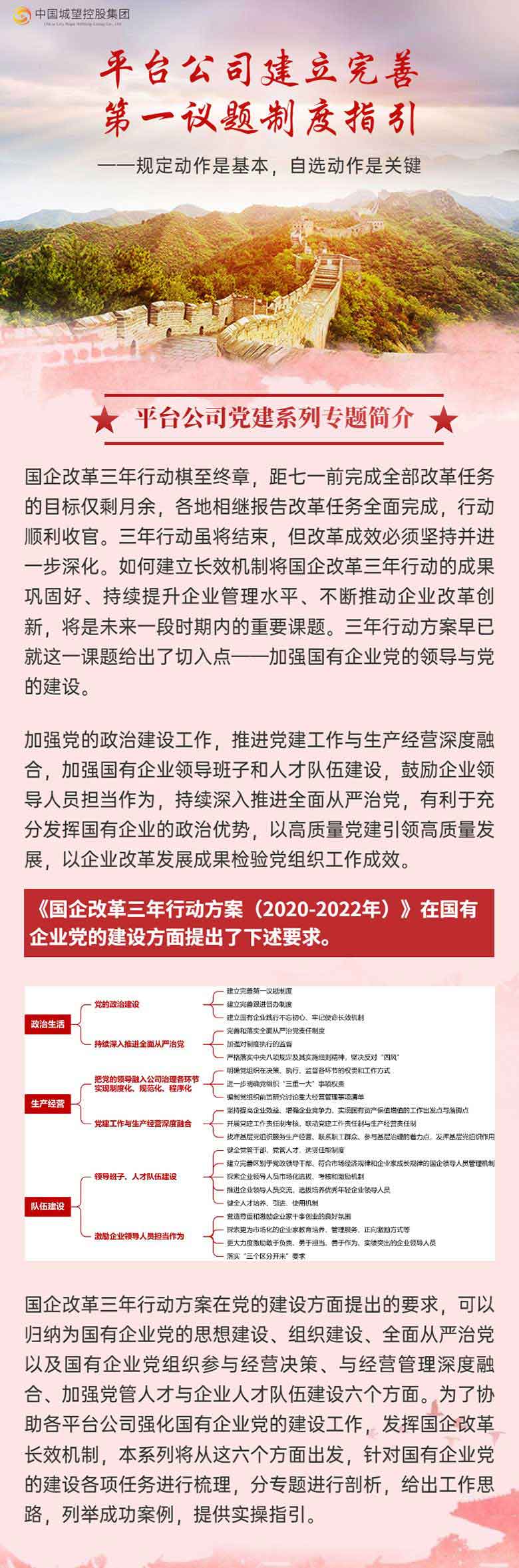 平台公司党建系列专题
